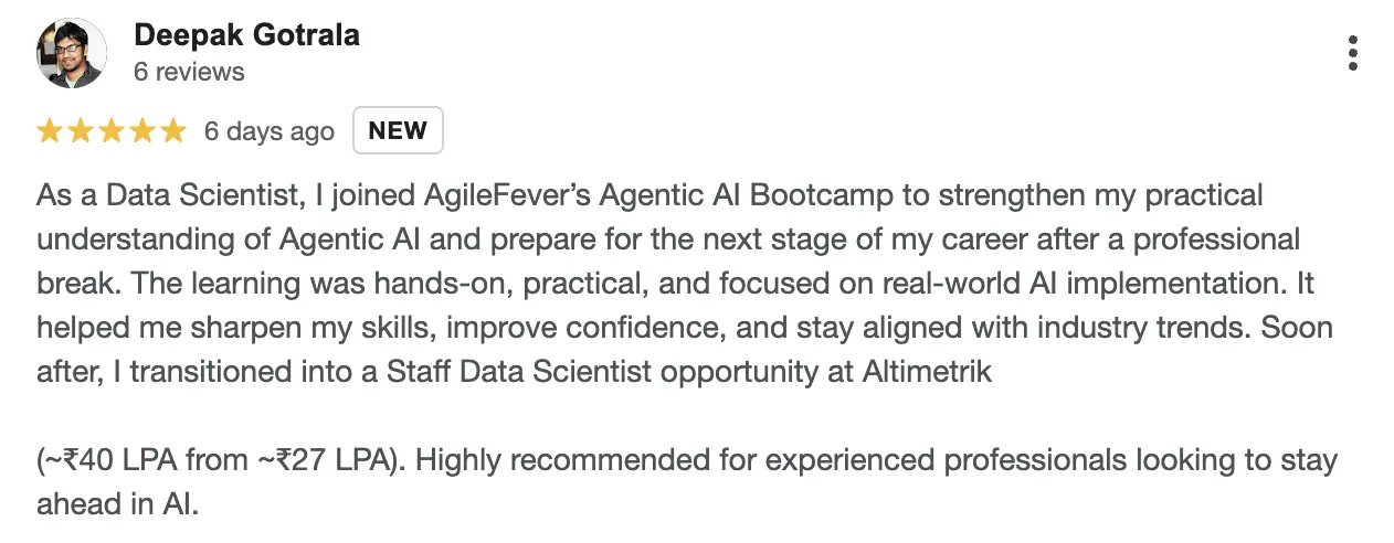 Best Agentic AI BootCamp, Course and Training Program in 2026 agentic ai bootcamp review