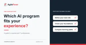 AI program for IT professionals: matching your role and goal to a program